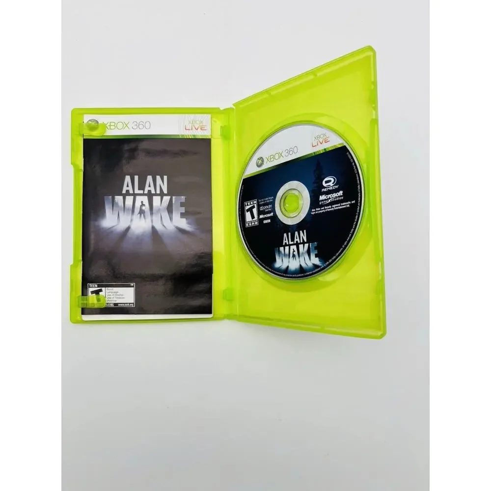Alan Wake XBOX 360 Exclusive Microsoft Game Studios CIB Tested Works Complete VG